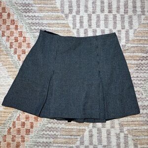Abercrombie & Fitch Black and Gray Mini Skirt